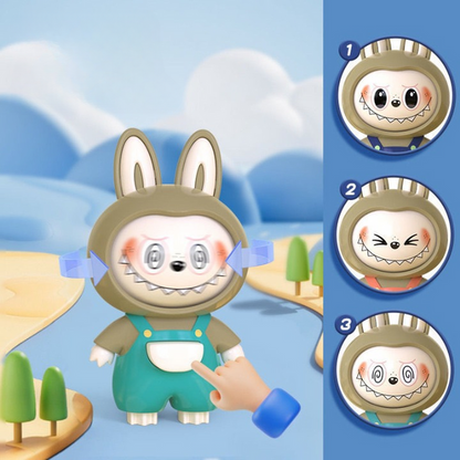 Face Changing  Labubu Keychain