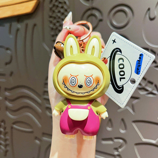Face Changing  Labubu Keychain