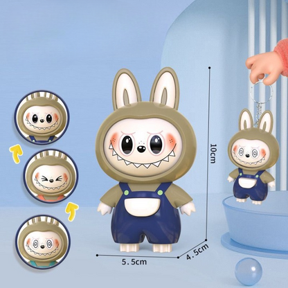 Face Changing  Labubu Keychain