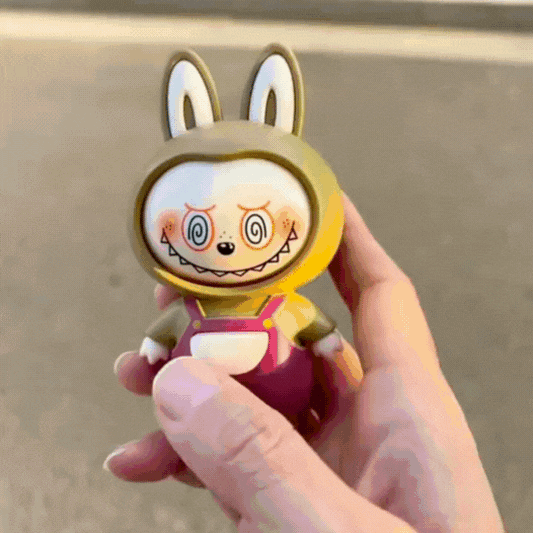 Face Changing  Labubu Keychain