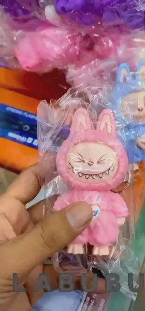 Face Changing  Labubu Keychain